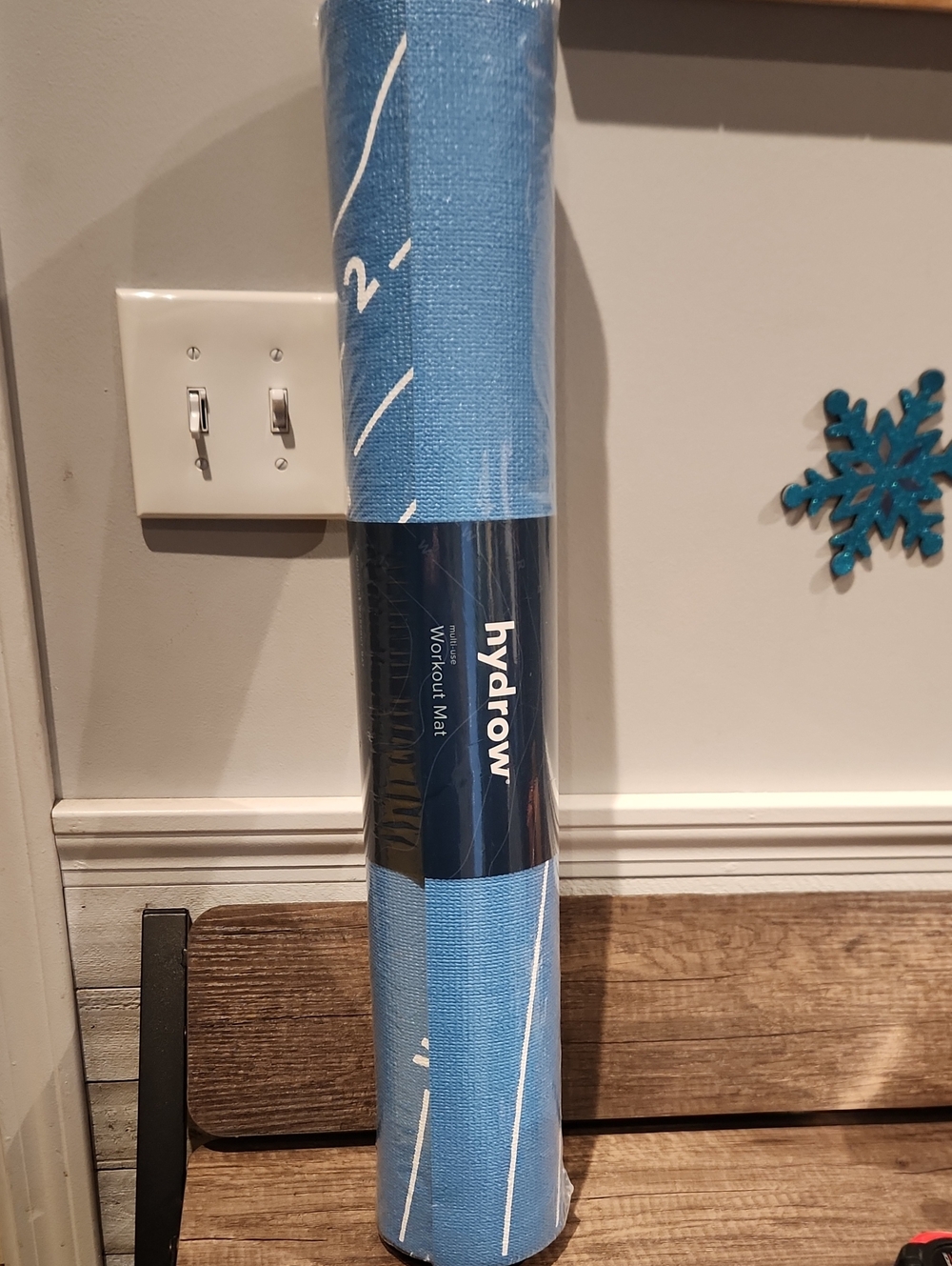 Hydrow Blue Non-Slip Workout Mat 71" X 26"